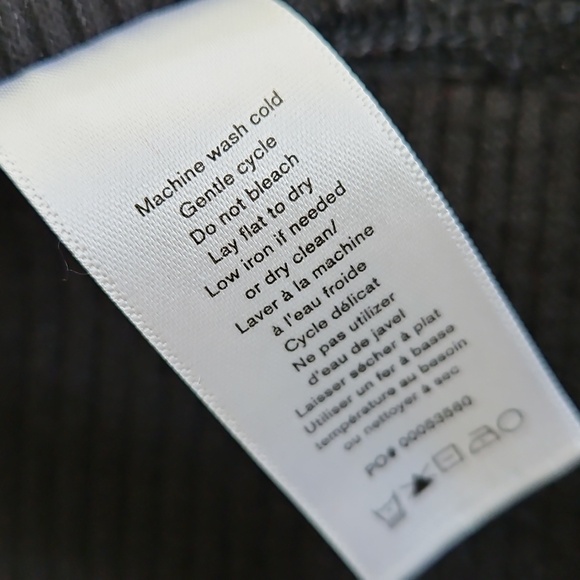 Rag & Bone The Knit Ribbed Biker Shorts Black Size‎ Small NWOT - Picture 12 of 12